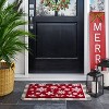 1'6"x2'6" Snowflakes Holiday Layering Doormat Red - Wondershop™ - image 2 of 4