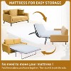 DoCred 4 Inch Memory Foam Mattress Replacement with Washable Cover for Sleeper Sofa and Couch Beds, 72" L x 53" W x 4" H - 2 of 4