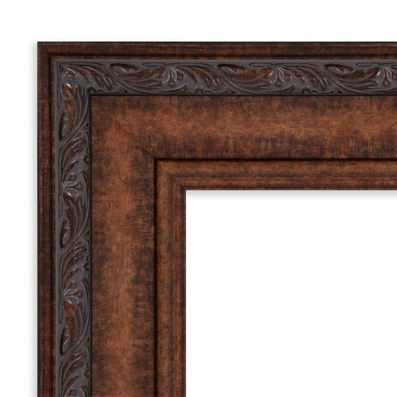 24&#34; x 58&#34; Non-Beveled Decorative Bronze Full Length on The Door Mirror - Amanti Art, 3 of 10