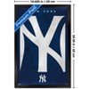 Trends International MLB New York Yankees - Logo 25 Framed Wall Poster Prints - 3 of 4