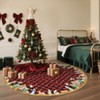 Christmas Area Rugs for Living Room Bedroom Xmas Themed Plaid Festival Winter Decorations Rugs Soft Foldable Accent Rug - 2 of 4