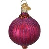 Old World Christmas Glass Blown Ornament for Christmas Tree, Red Onion - 3 of 4