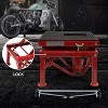 Hydraulic Motorcycle Lift Jack, 300 LBS Capacity Scissor Lift Jack Adjustable Height is 13"-34", Portable Motorcycle Lift Table - 4 of 4