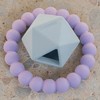 Dexypaws: Chew Master: Ring & Geometric Kong - Lilac & Sky Blue - 2pc Dog Toys - 3 of 4