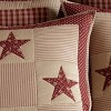 Park Designs Red Sturbridge Patch Euro Sham - 3 of 3