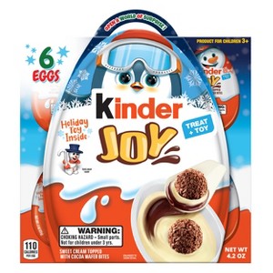 Kinder Joy Christmas Multipack - 4.2oz/6ct - 1 of 4