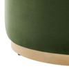Modway Tilden Large 29 in. Round Performance Velvet Upholstered Ottoman - 3 of 4