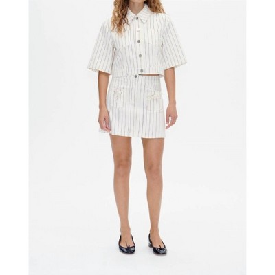 Women's Majsa Jacket In Pinstripes - BAUM UND PFERDGARTEN
