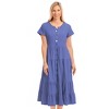 Collections Etc Pocketed Tiered Knit Dress - 2 of 4