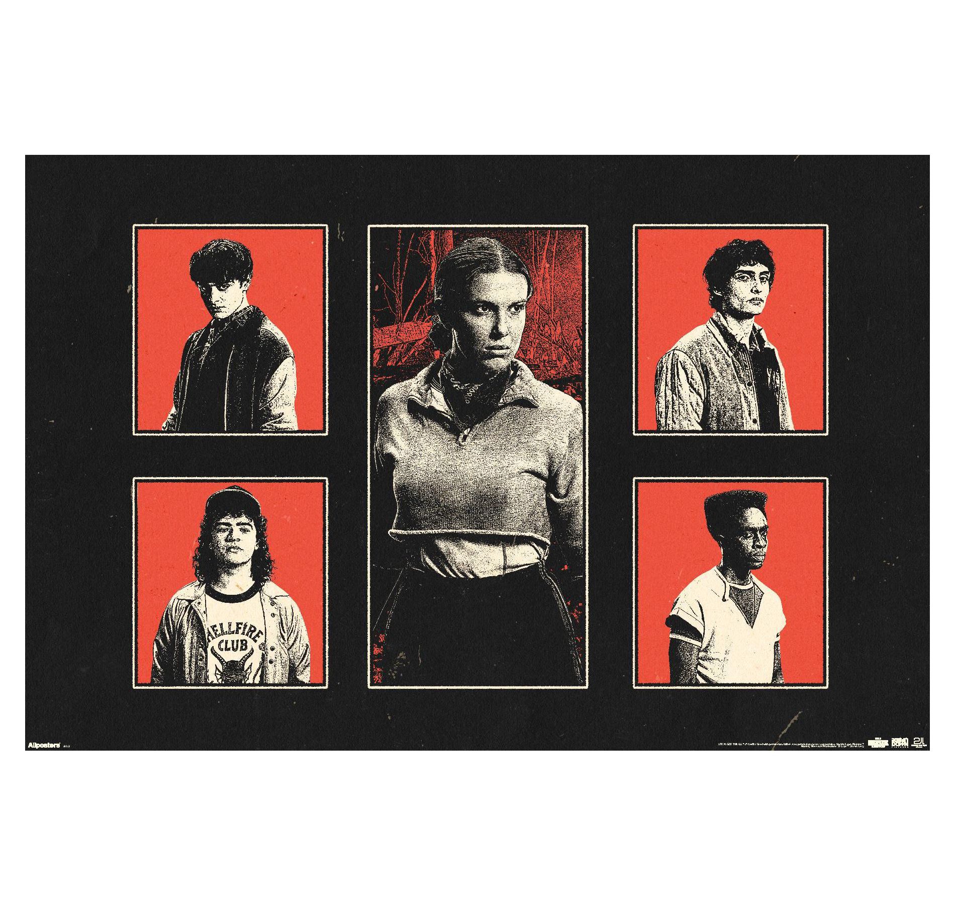 Trends International Netflix Stranger Things: Season 5 (2025) - Grid Unframed Wall Poster Prints