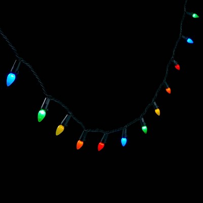 50ct LED Classic Glow C3 String Lights Multicolor with Green Wire - Wondershop™