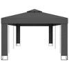 vidaXL Gazebo with Double Roof 118.1"x236.2" Anthracite - 3 of 4