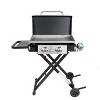 Razor Griddle GGC2030M 25" Outdoor Steel 2 Burner Propane Gas Grill with Top Cover Lid, Wheels, & Shelves - Black - image 2 of 4