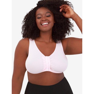 Leading Lady The Charlene - Seamless Comfort Crossover With Mesh In Black  Onyx, Size: X Large : Target