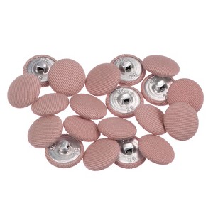Unique Bargains Metal Shank Round Cloth Covered DIY Sewing Buttons 20 Pcs - 1 of 4
