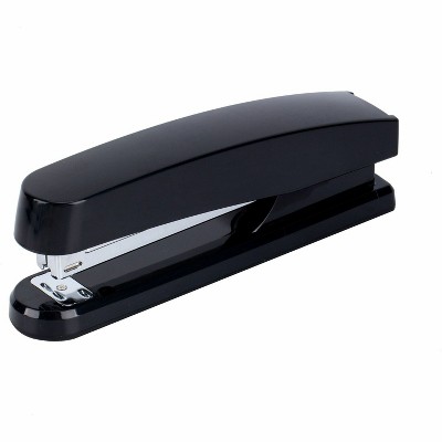 Business Source Stapler Full Strip Plastic Body 20 Sht /210 Cap. Black 62835