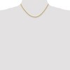 Black Bow Jewelry 2.75mm, 14k Yellow Gold, Handmade Solid Rope Chain Necklace - 2 of 4