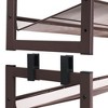 SONGMICS 8 Tier Stackable Shoe Storage Rack with Anti Tip Kit and Adjustable Shelves for Closet, Living Room, and Bedroom, Bronze, Set of 2 - image 4 of 4
