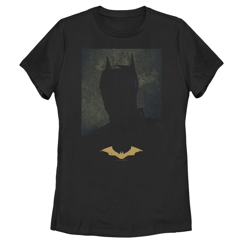 Women's The Batman Silhouette Portrait T-Shirt, 1 of 5