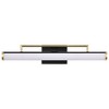Nuvo Lighting Solano - Light Vanity in  Black/Brushed Brass - 4 of 4