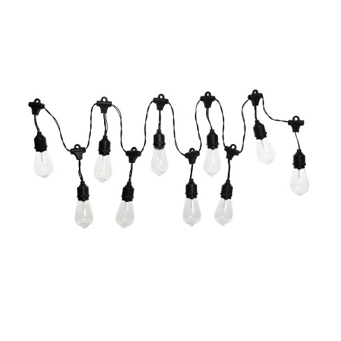 10ct Led Mini Indoor Outdoor Lantern String Lights Clear Bulbs With White  Wire - Threshold™ : Target