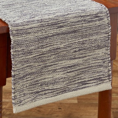 Park Designs Ashfield Yarn Table Runner - 54"L - Dark Gray