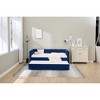Twin Size Upholstered Daybed with Pull-out Roller for Bedroom - 3 of 4