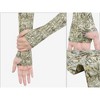 INSPIRE CHIC Women's Sun Protection Cooling Arm Stretch Sleeves Gloves with Thumb Hole 1Pair - 3 of 4