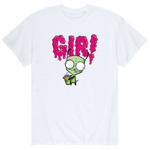 Men's - Invader ZIM - ZIM and GIR Short Sleeve Graphic T-Shirt - 1 of 4