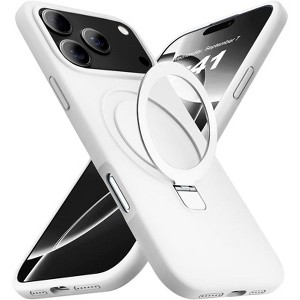 Entronix [Magnetic] Case Compatible with iPhone 17 Pro Max - Soft-Touch Liquid Silicone Gripstand - 1 of 4