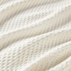 Gulches Cloud Crest [Ivory] Classic Waffle Weave Cotton 108x90 King Blanket Blanket - 3 of 4