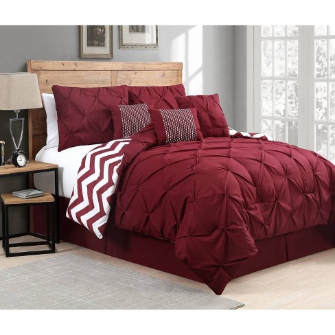 Red twin comforter target sales