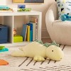 Dinosaur Weighted Plush Kids' Throw Pillow Yellow - Pillowfort™ - 2 of 4