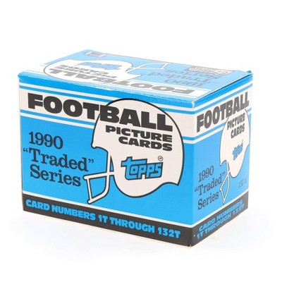 Shops 1990 Topps football cello box