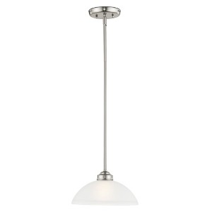 Livex Lighting Somerset 1 - Light Pendant in  Brushed Nickel - 1 of 4