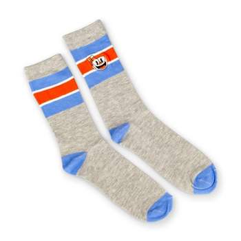 Hypnotic Socks OFFICIAL Cuphead Striped Grey Crew Socks | Soft Socks Perfect for Cuphead Fans