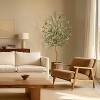 Artificial Olive Tree, Tall Fake Olive Trees with Realistic Trunk, Leaves, Fruits, Fake Olive Trees Potted Topiary Tree with Dried Moss for Home - 4 of 4