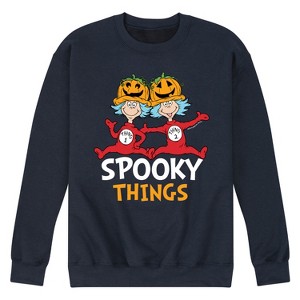 Men's - Dr. Seuss - Spooky Things Graphic Fleece Sweatshirt - 1 of 4