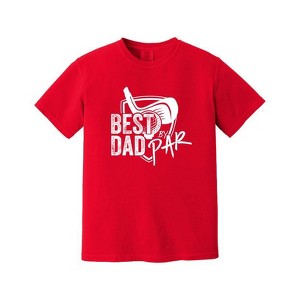 Simply Sage Market Men's Best Dad By Par Short Sleeve Garment Dyed Tee - 1 of 1