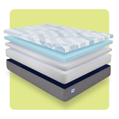 Sealy Dreamlife 12" Gray and White Foam Mattress