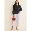VENUS Womens Paisley Eyelet Blouse - 3 of 4