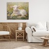 Stupell Industries Sunlight Lamb in Flowers Canvas Art - 3 of 4