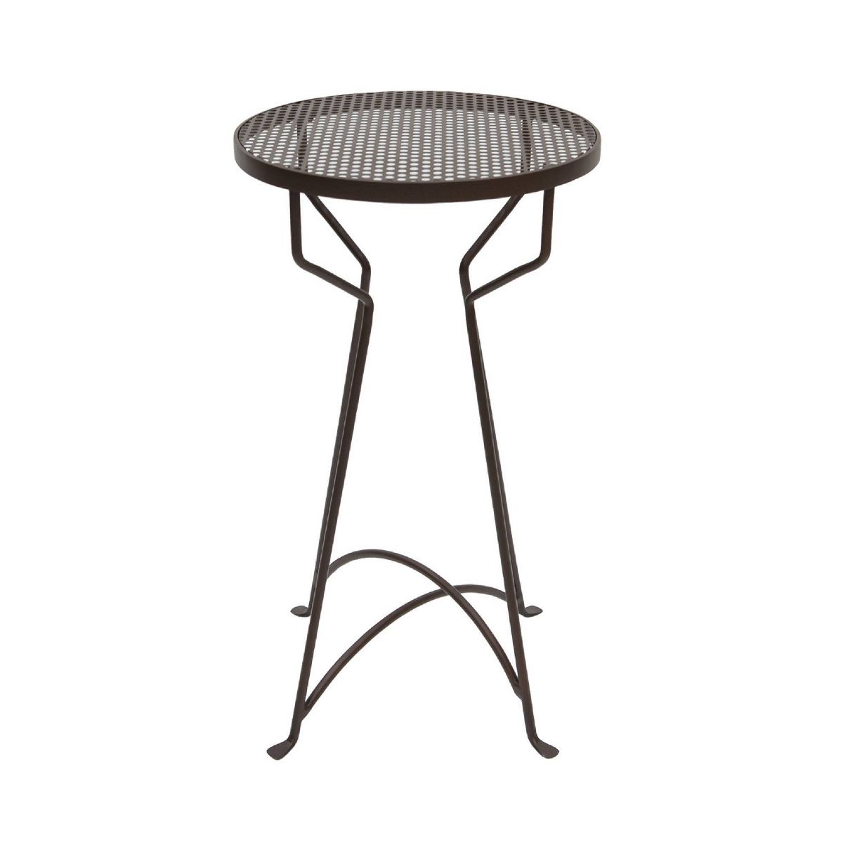 Capri Wrought Iron Plant Stand Roman Bronze - Achla Designs: Indoor/Outdoor, No Assembly Required