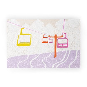 SunshineCanteen Chairlift Looped Vinyl Welcome Mat - Society6 - 1 of 4