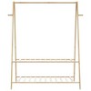 vidaXL Bamboo Coat Rack with Shelves 132 x 45.5 x 150.5 cm - 2 of 3