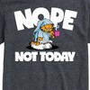 Men's - Garfield - Nope Not Today Sleepy Garfield Short Sleeve Graphic T-Shirt - 2 of 4