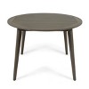 Acacia Wood Outdoor Dining Table, Round Farmhouse Patio Dining Table for Garden, Backyard, Deck or Porch-Maison Boucle - 4 of 4