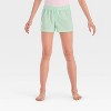 Girls' 2pc Short Sleeve T-Shirt & Boxer Shorts Pajama Set - art class™ - 4 of 4