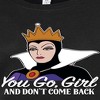 Women's - Disney - You Go Girl, & Don't Come Back Juniors Fitted Graphic T-Shirt - image 2 of 3