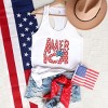 Simply Sage Market Women's America Bold Stars Racerback Graphic Tank - 3 of 4